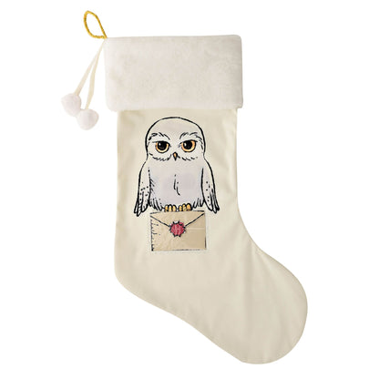 Harry Potter Hedwig Christmas Stocking - 58 x 35 x 3cm