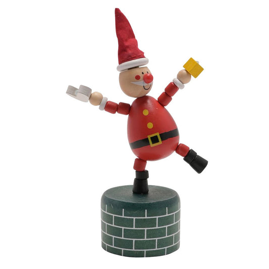 Christmas Push Up Puppet - Santa - Stocking Fillers