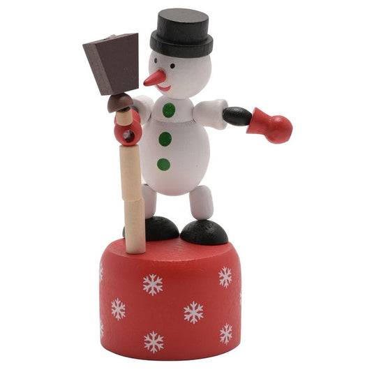 Christmas Push Up Puppet - Snowman - Stocking Fillers