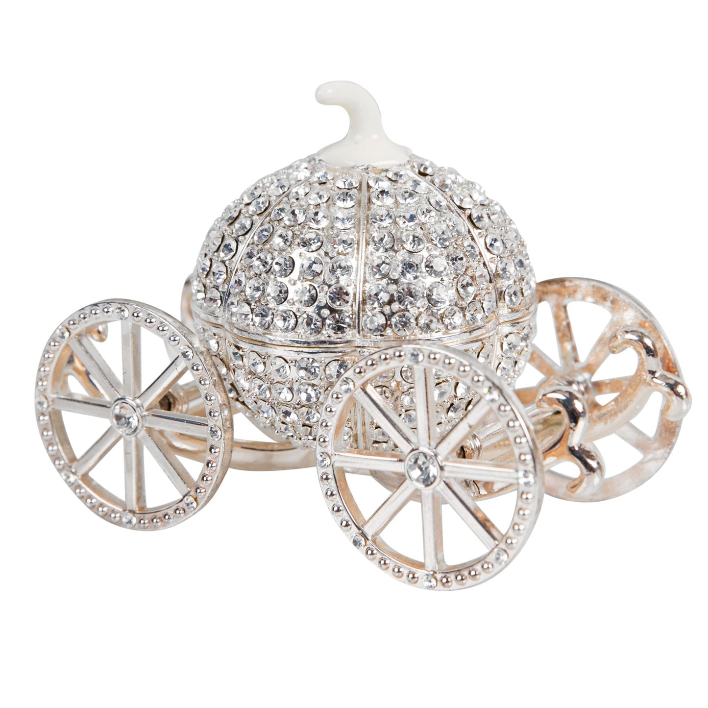 Carriage Trinket Box - 7.5 x 5 x 10 cm - Gift Box - Crystal