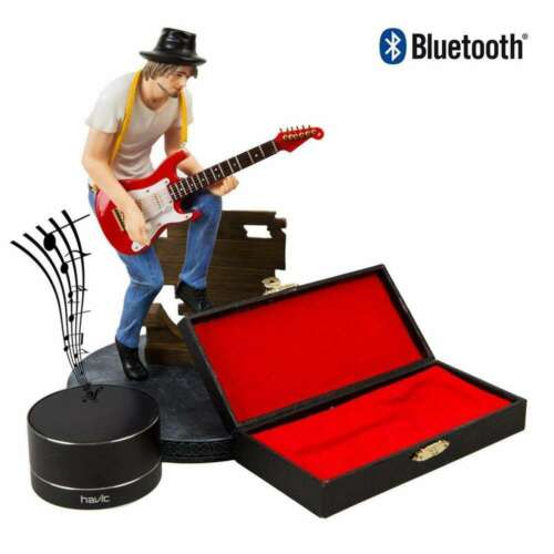 Musicology Bluetooth Speaker | Guitar | 24.5 x 17 x 17 cm | 1.212 Kg