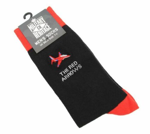 The Red Arrows Sock | Military Heritage Mens Socks | WWII RAF Gift | UK 7-12