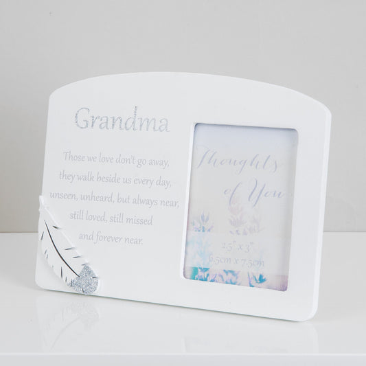 Thoughts of Your Memorial Photo Frame - 3x2.5 Inch Photo - Grandma