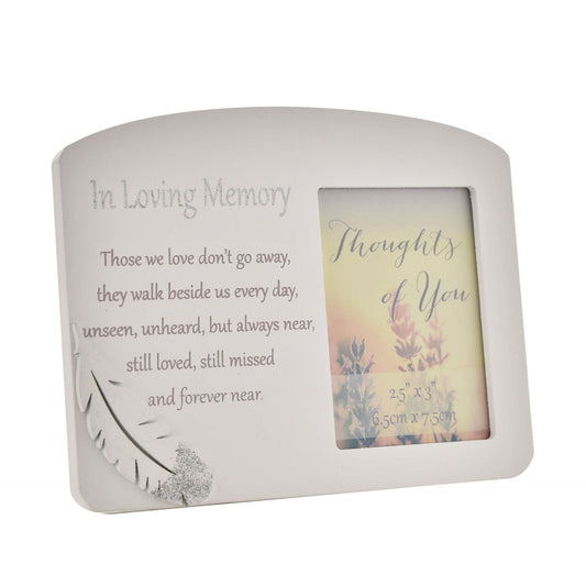 Thoughts of You Memorial Photo Frame - 3x2.5 Inch Photo - Loving Memory