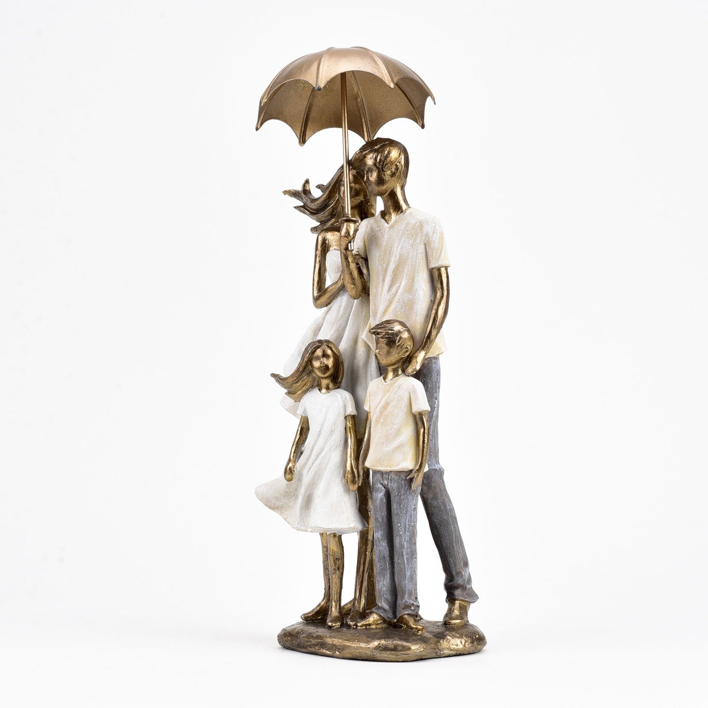 Juliana Rainy Day Collection Family Of 4 Under Umbrella Figurine