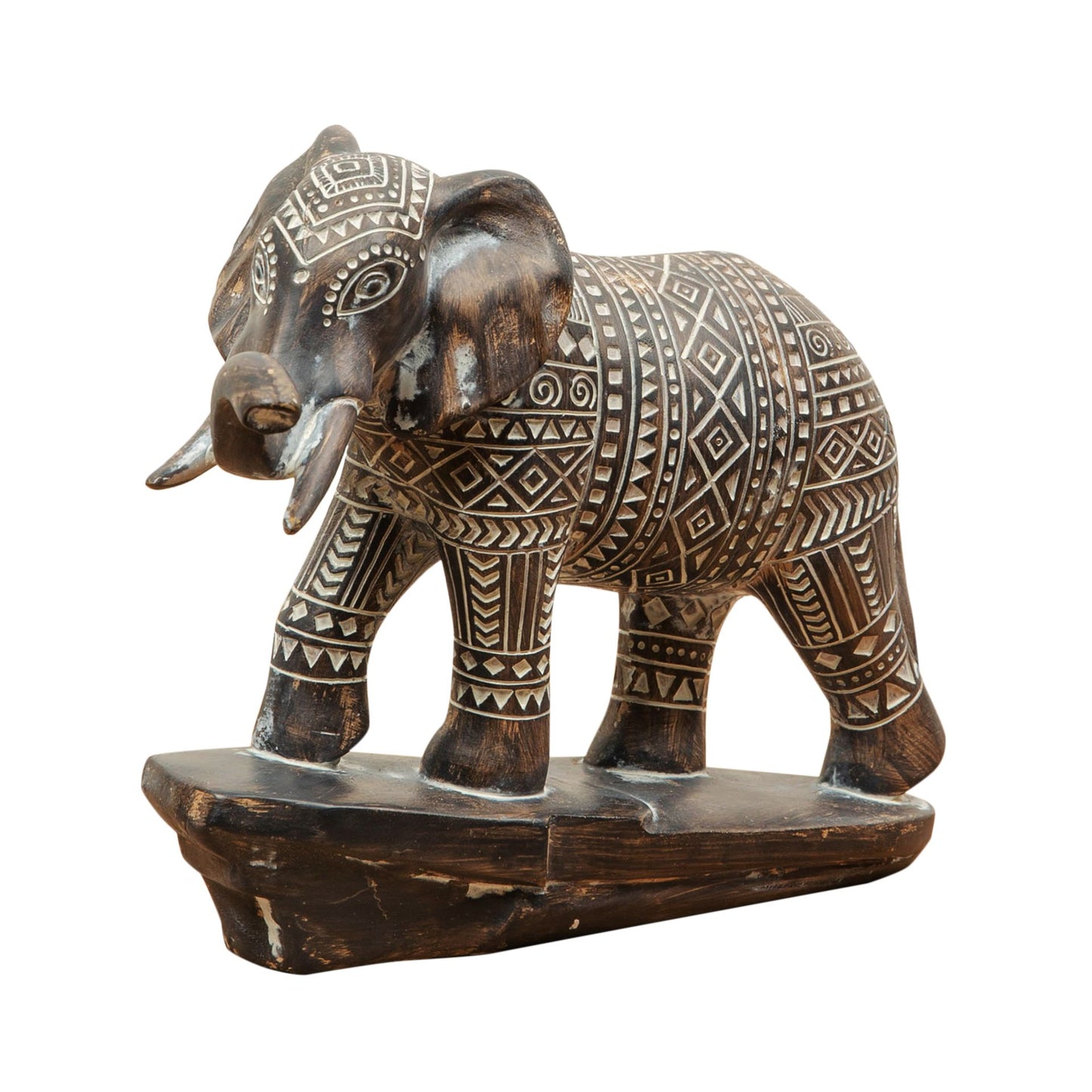 Juliana African Style Ornate Elephant Figurine 15.5cm