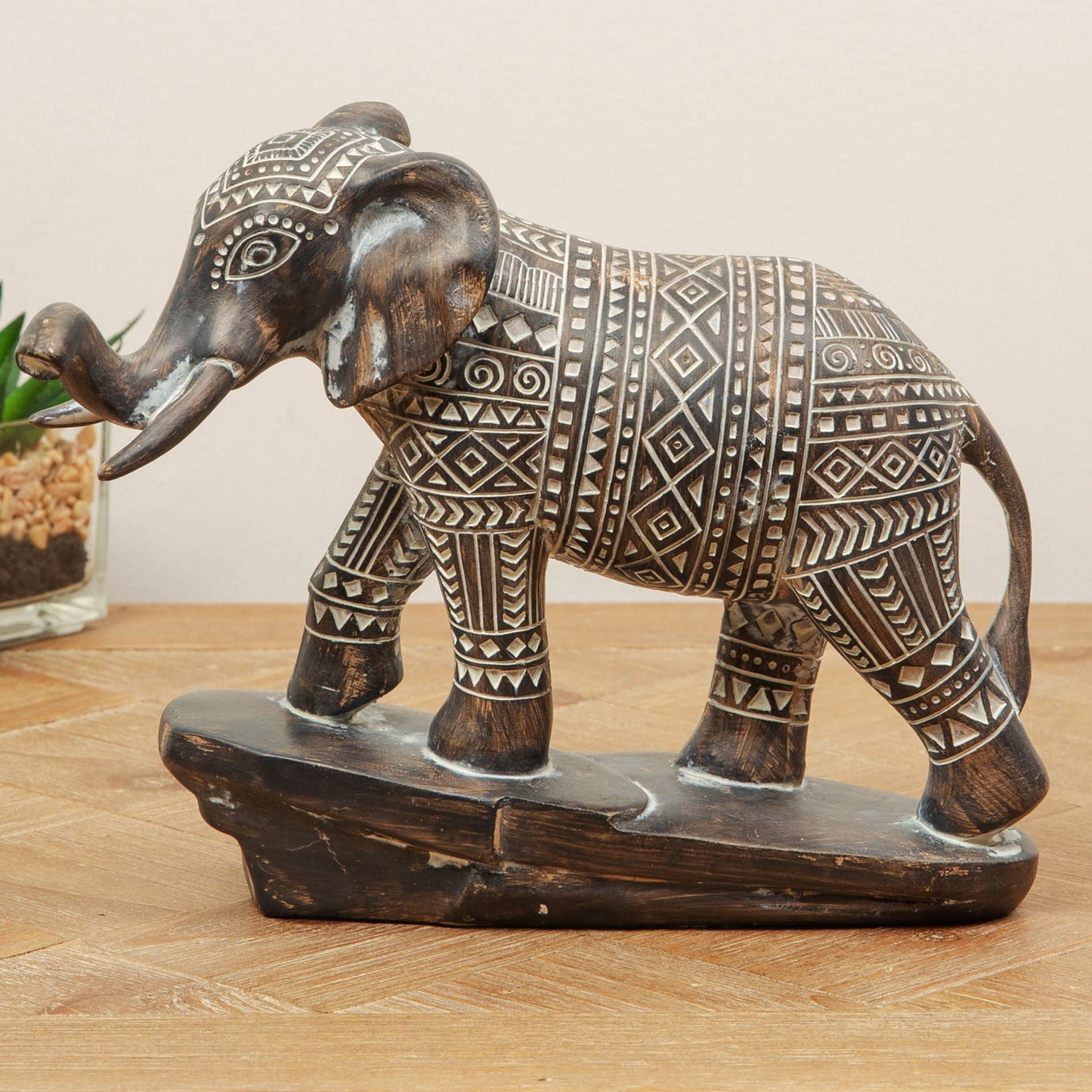 Juliana African Style Ornate Elephant Figurine 15.5cm