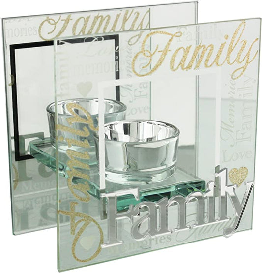 Mirrored Glass Tealight Holders Family