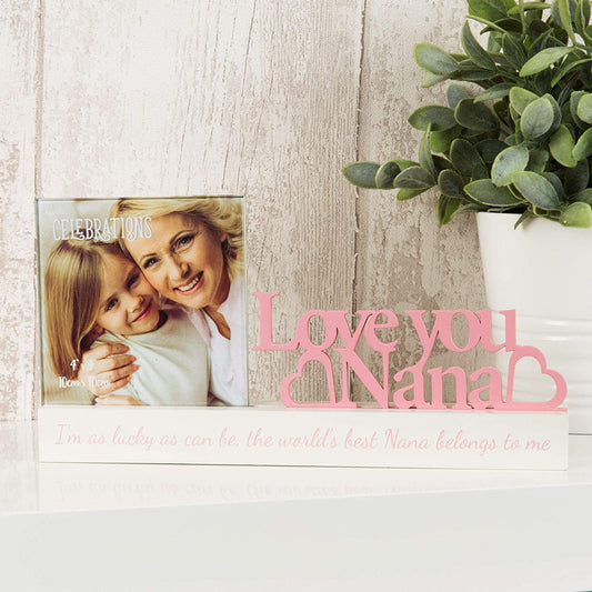 Celebrations Photo Frames | 4x4 Inch Photo Size Love You Nana