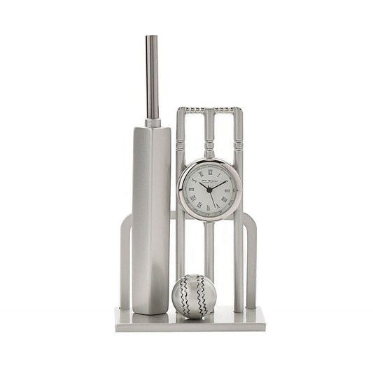 William Widdop Metal Miniature Clock - Cricket