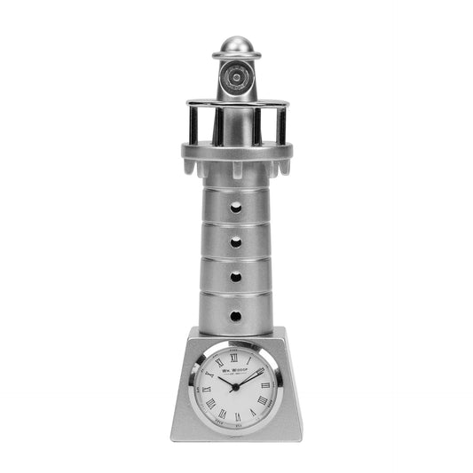 William Widdop Metal Miniature Clock - Lighthouse