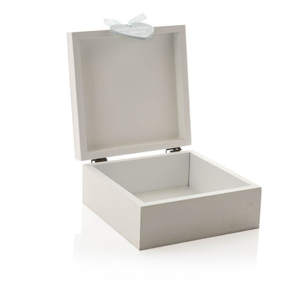 Baby Boy Keepsake Box Blue - 7.5 x 16 x 16.5 cm