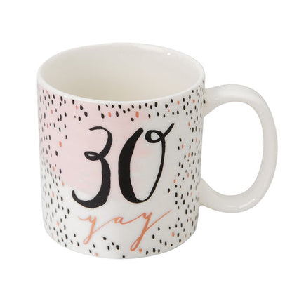 Luxe Ceramic Female Birthday Cups 30