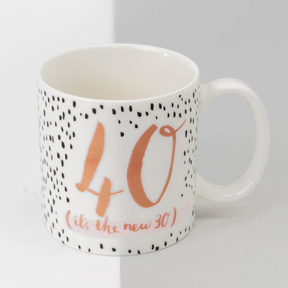 Luxe Ceramic Female Birthday Cups 40