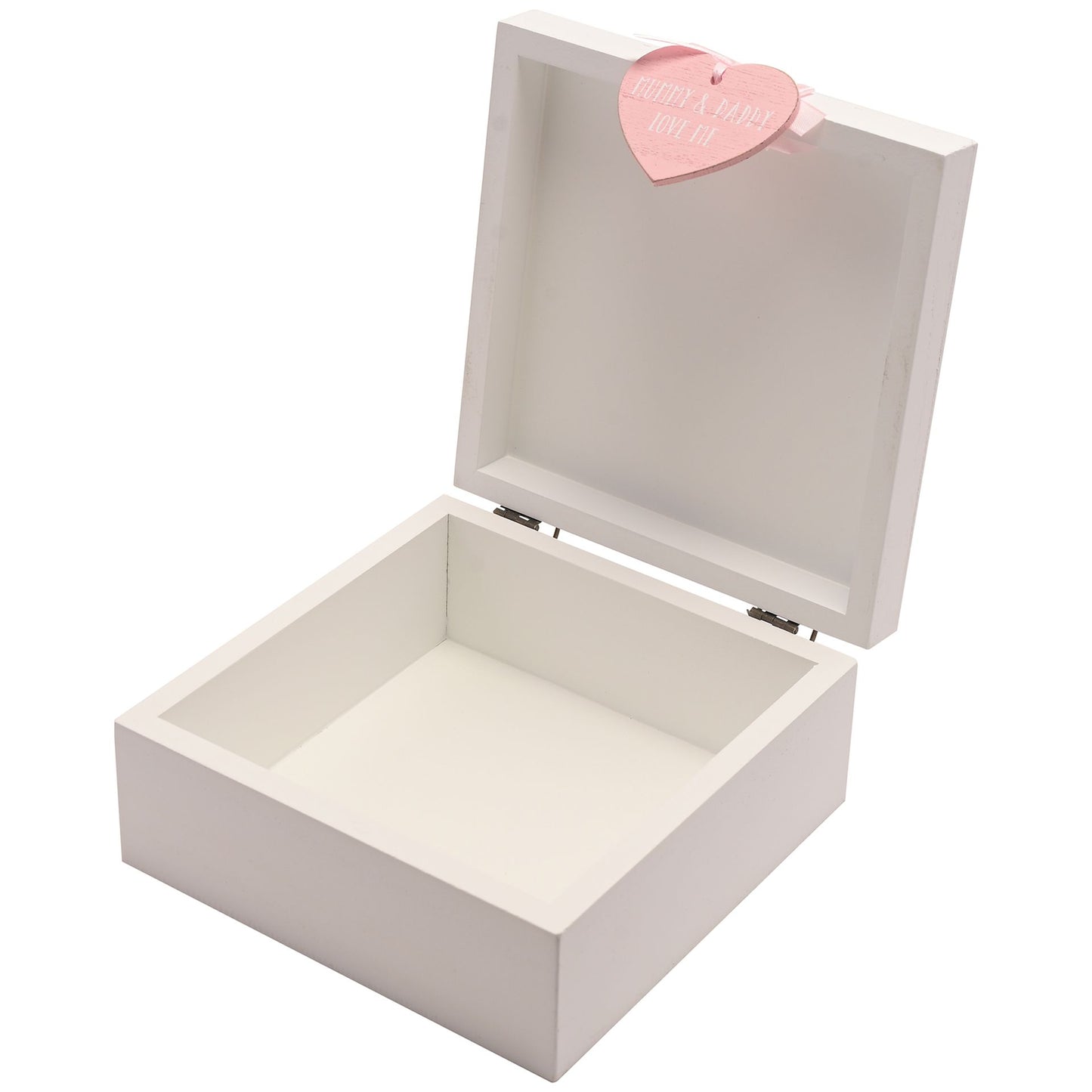 Baby Girl Keepsake Box Pink 7.5 x 16 x 16.5 cm