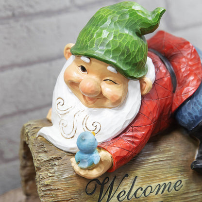 Country Living Garden Gnome Sign | Welcome to My Garden