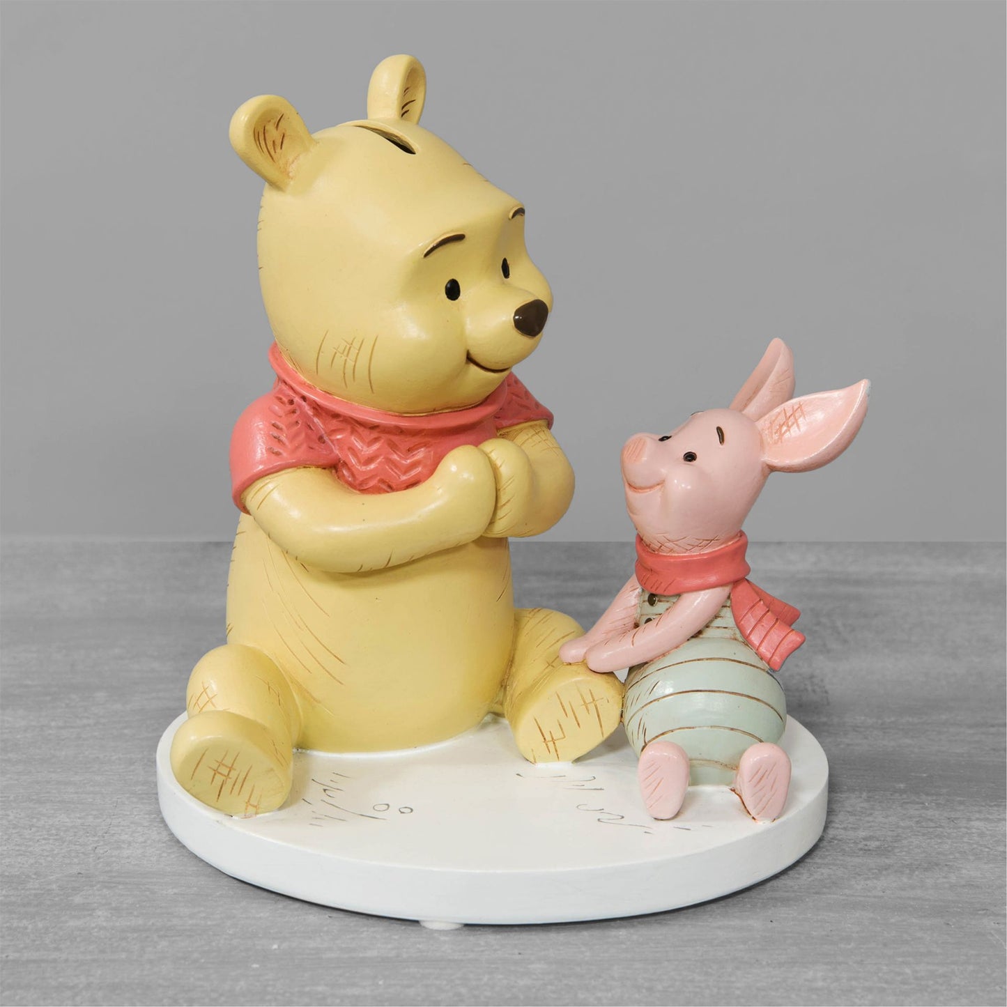 Disney Winnie The Pooh & Piglet Money Box Bank Baby Nursery Christening Gift