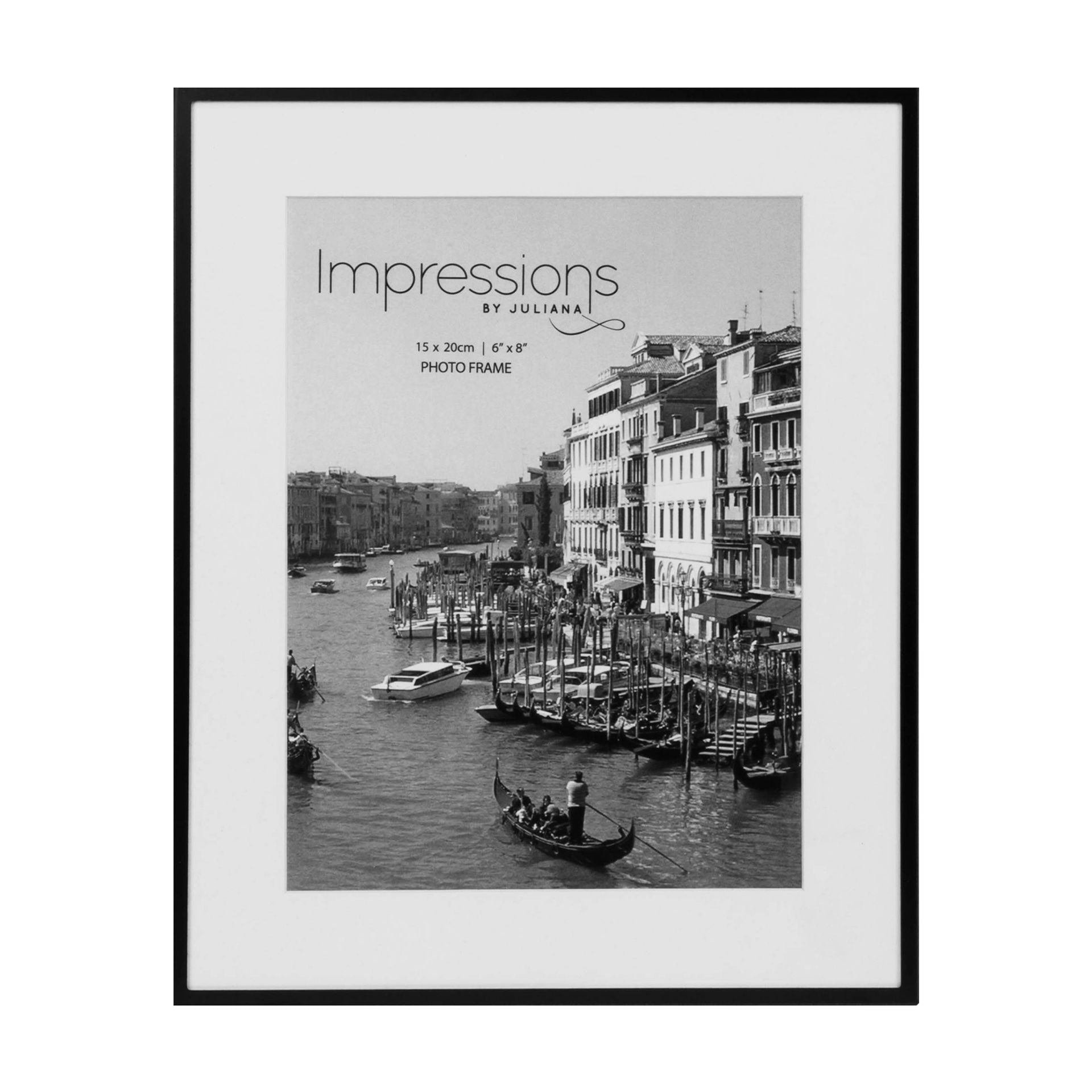 Impressions By Julianna Matt Black 8x6 Photo Frame