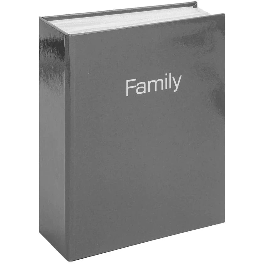 Mini Max Dark Grey Slip-In Photo Album - Holds 80 6x4" Photos