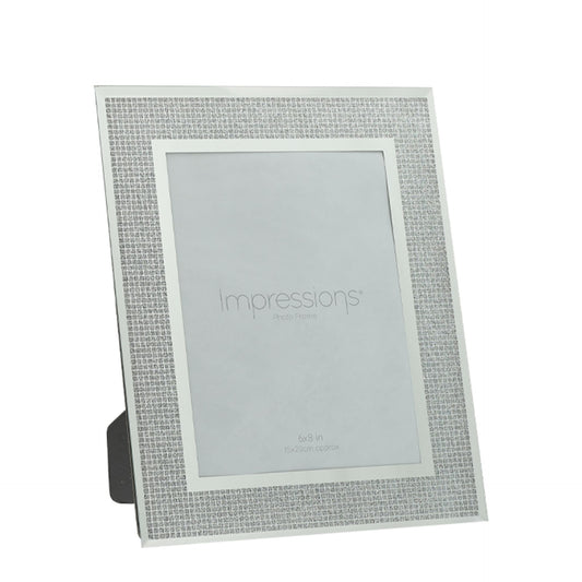 Glitter Crystal Square 8x6 Photo Frame