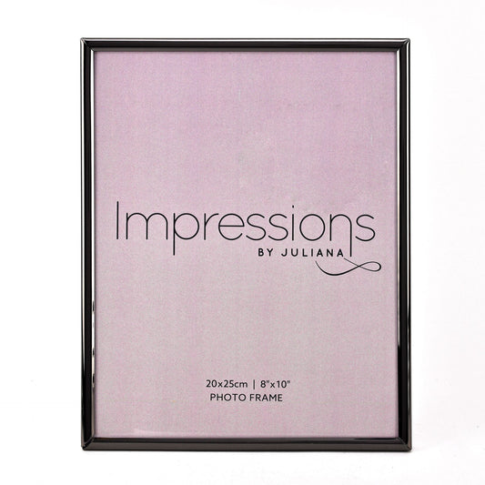 Impressions Thin Profile Pewter Finish Frames 10x8 Inch