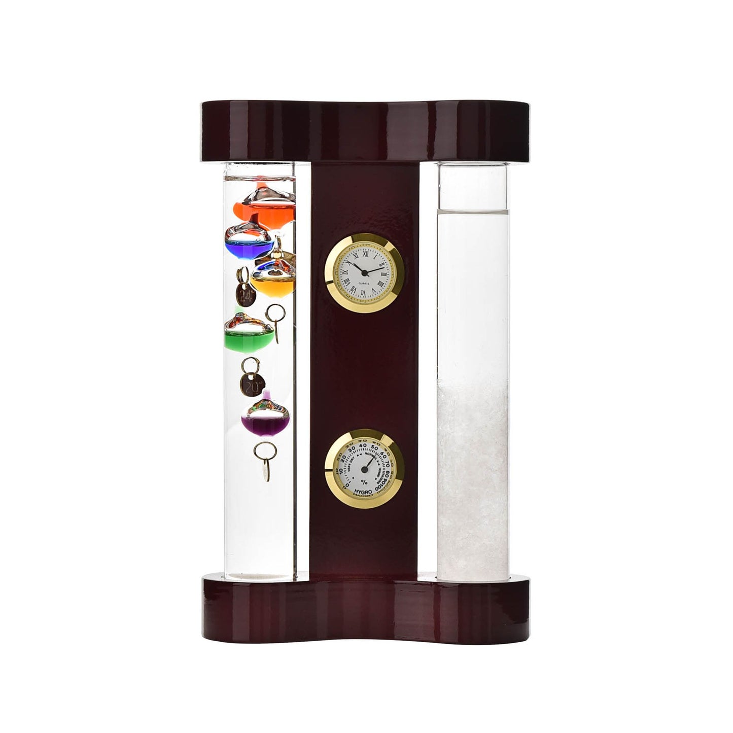 Galileo Thermometer & Storm Glass Display 18cm