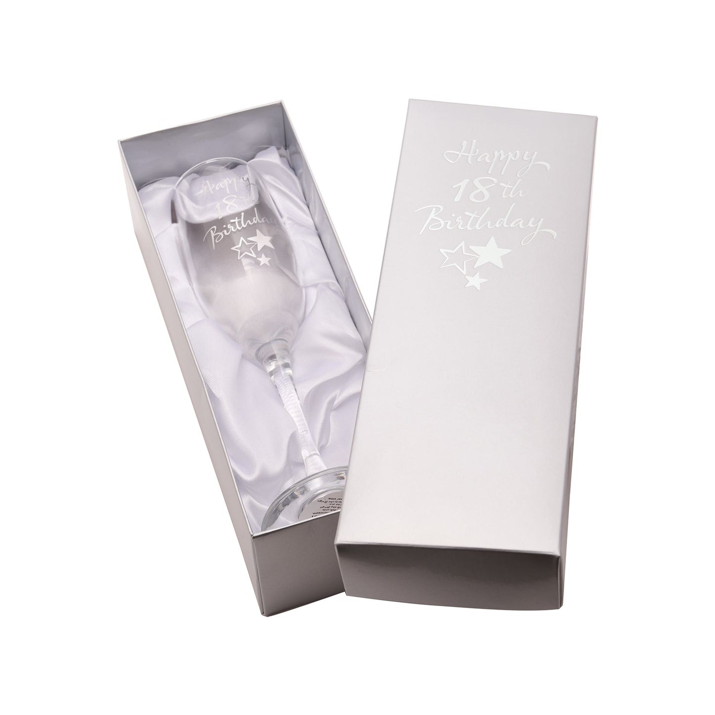 Happy 18th Birthday Champagne Flute with Gift Box