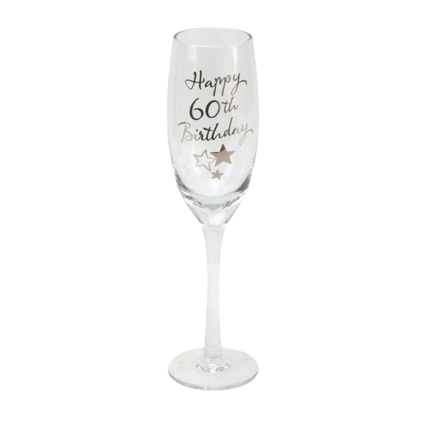 Happy 60th Birthday Champagne Flute with Gift Box