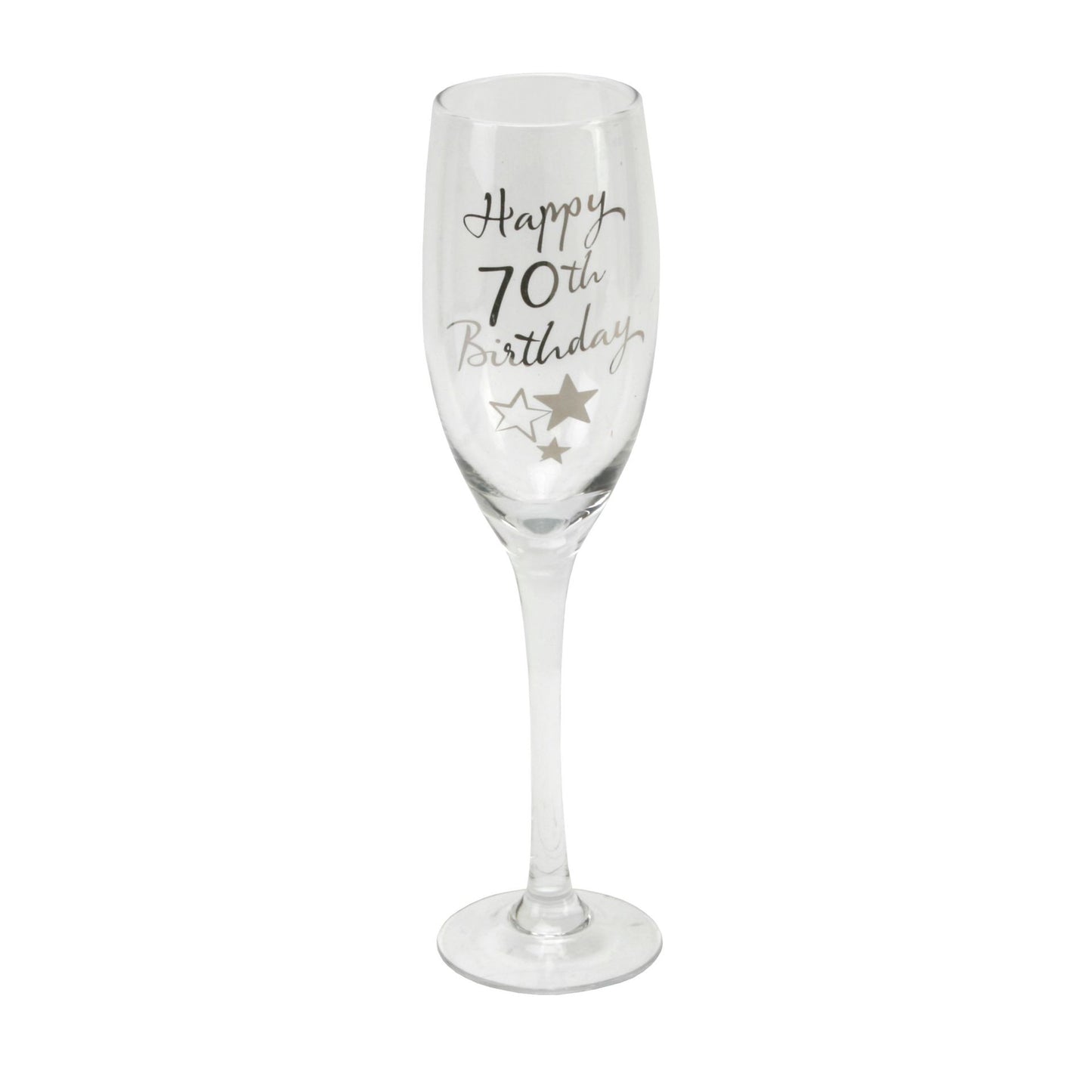 Happy 70th Birthday Champagne Flute with Gift Box