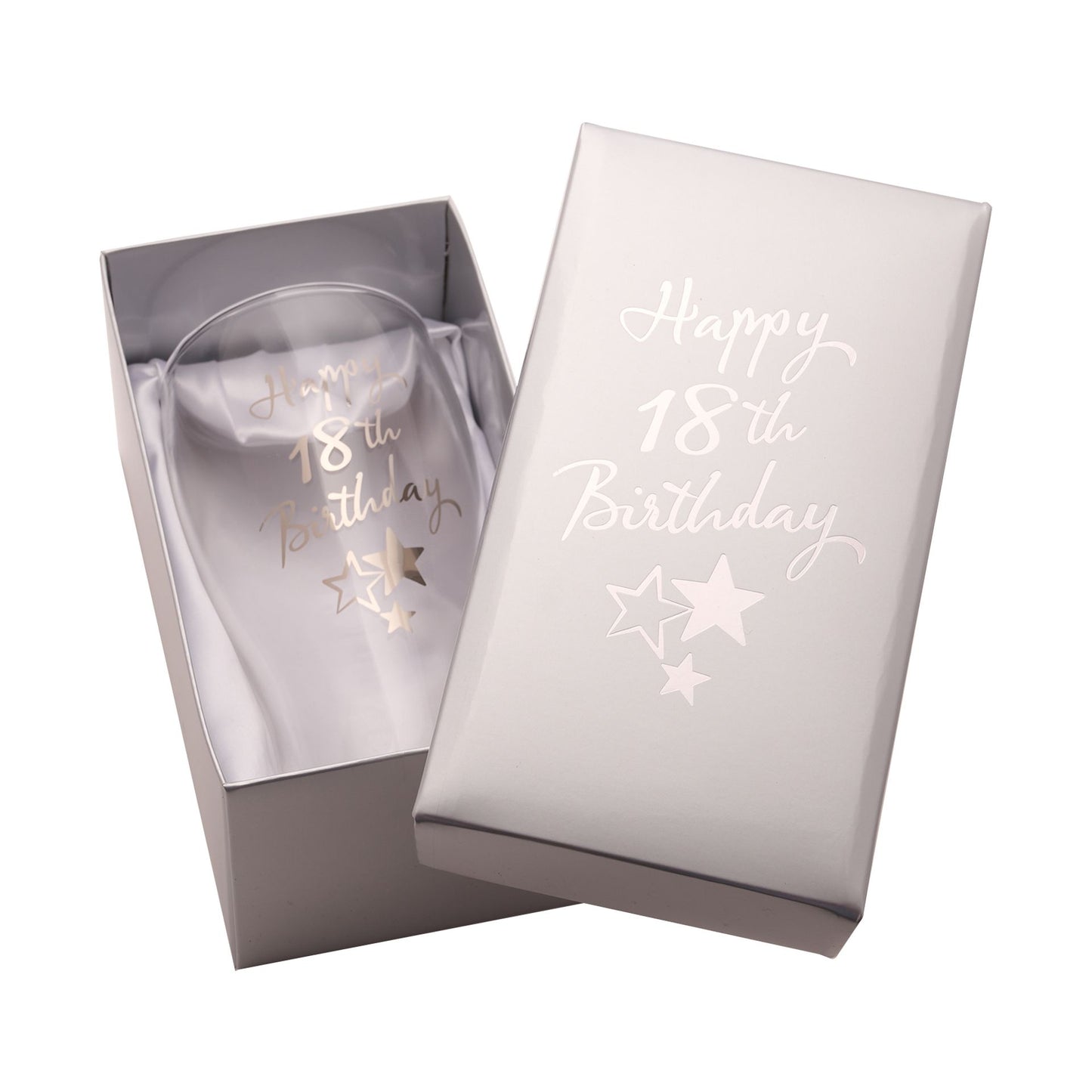 Juliana Happy 18th Birthday Gift - Pint Glass in Gift Box