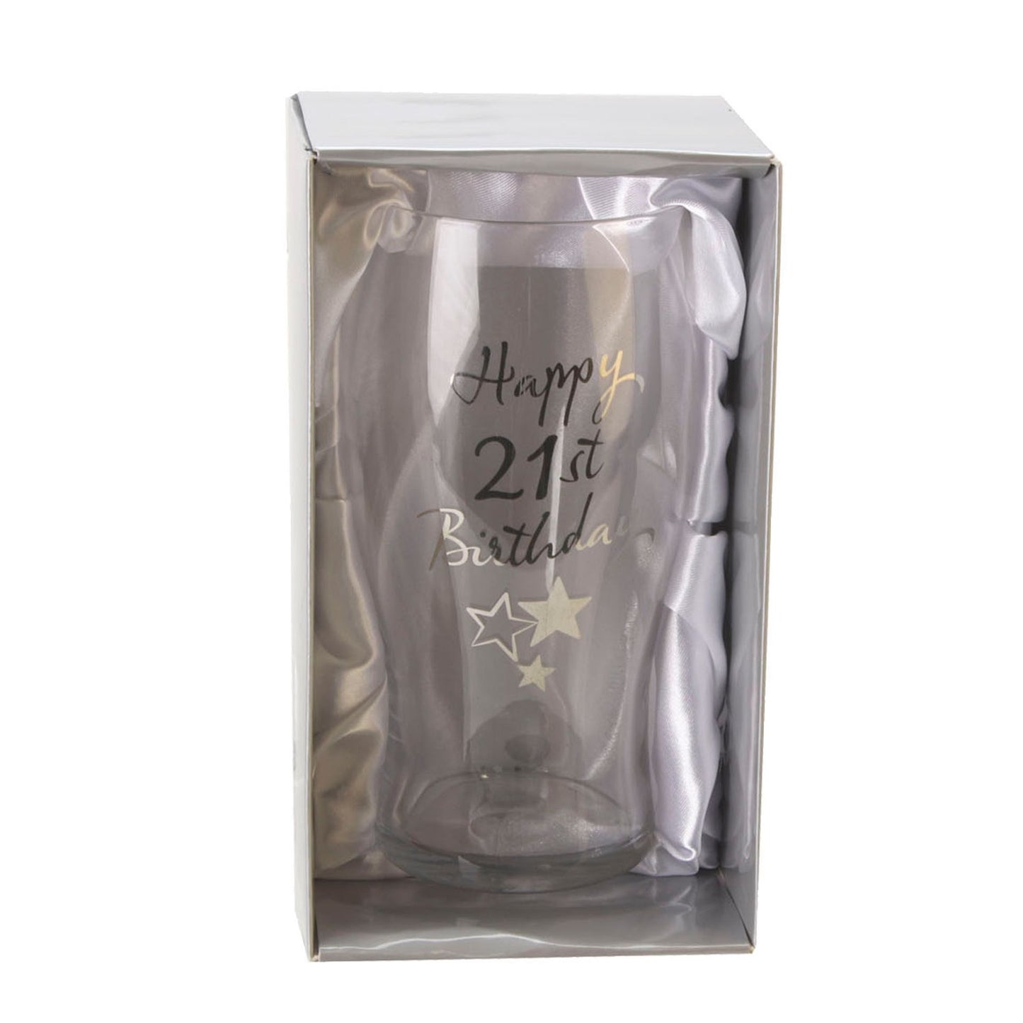 Juliana Happy 21st Birthday Gift - Pint Glass in Gift Box