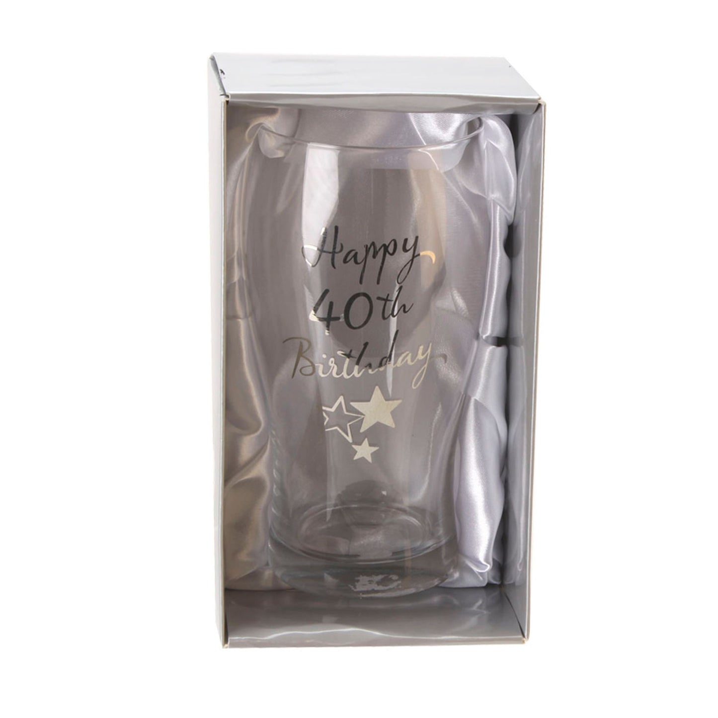 Juliana Happy 40th Birthday Gift - Pint Glass In Gift Box