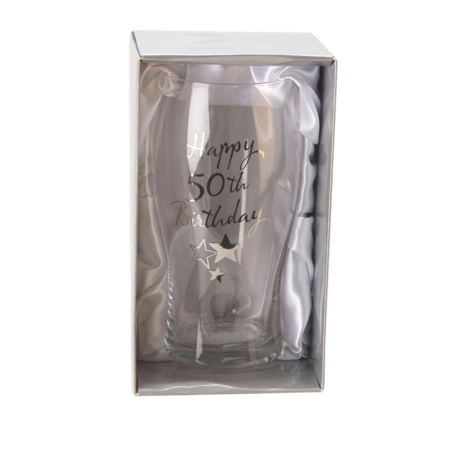 Juliana Happy 50th Birthday Gift - Pint Glass in Gift Box