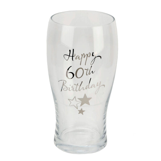 Juliana Happy 60th Birthday Gift - Pint Glass in Gift Box