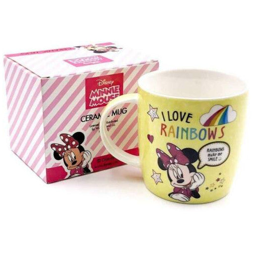 Disney Minnie Mouse Mug - I Love Rainbows