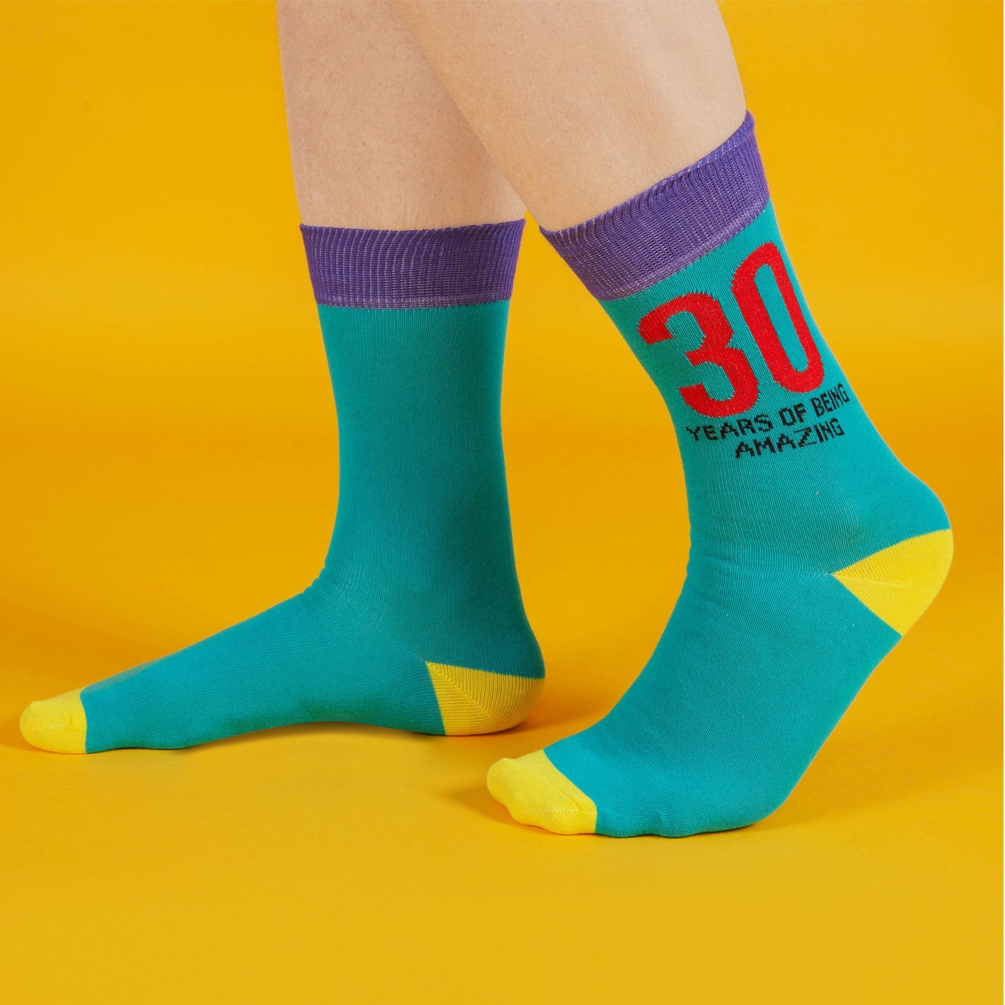 Men's Socks | Fun 30th Birthday Gift | 30th Birthday Socks for Men | Size 7-11