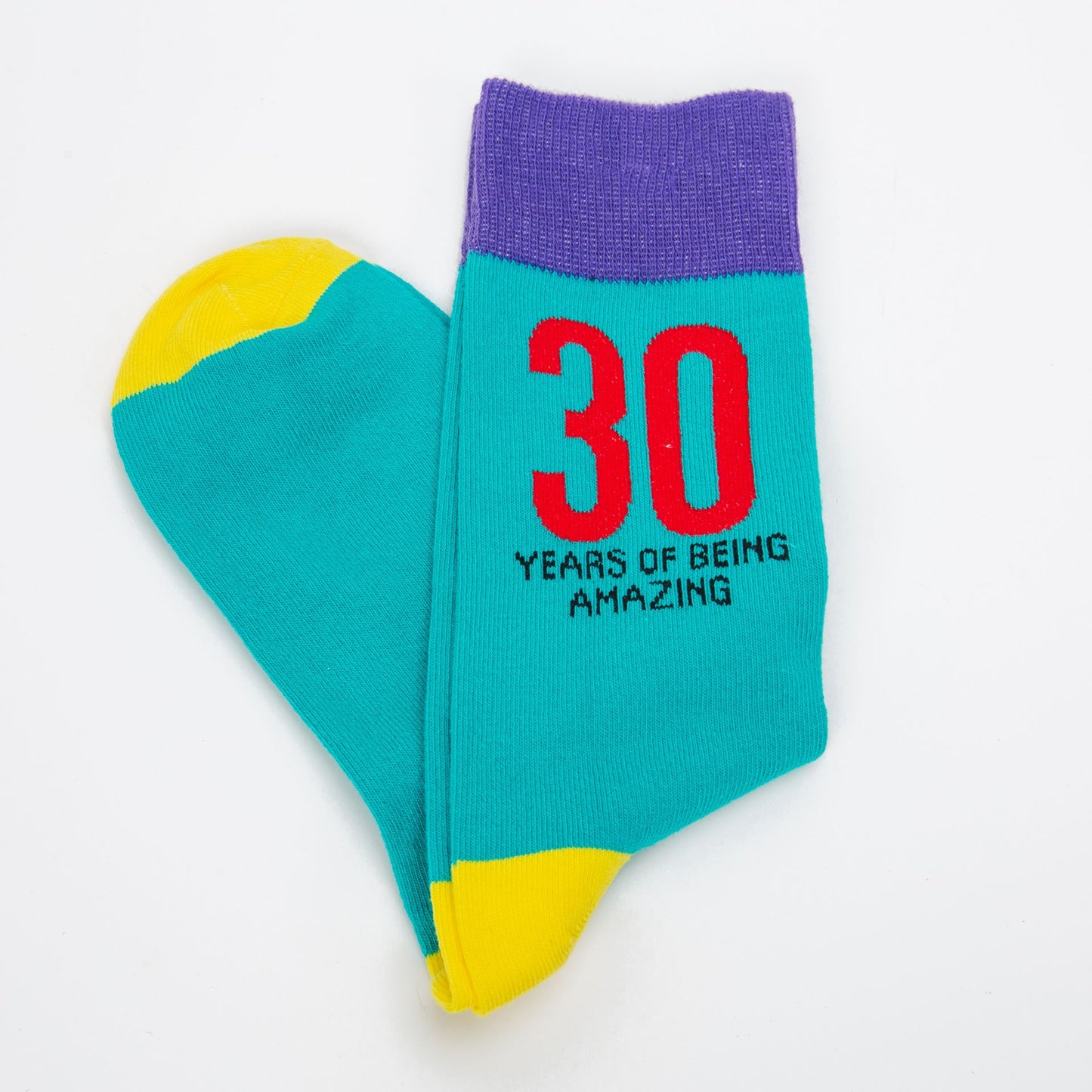 Men's Socks | Fun 30th Birthday Gift | 30th Birthday Socks for Men | Size 7-11