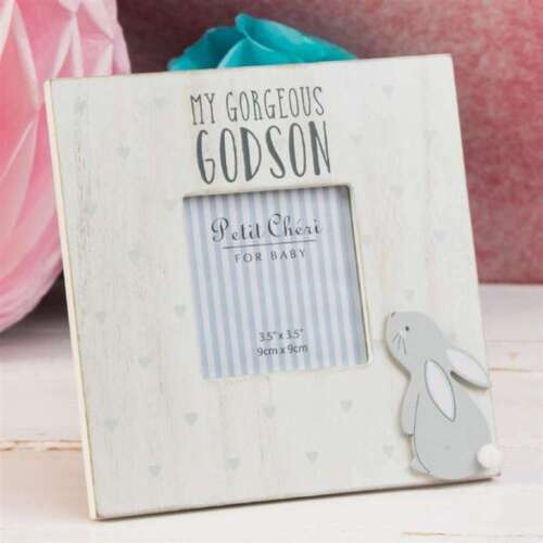 Petit Cheri 3.5" Square Photo Frame - Godson