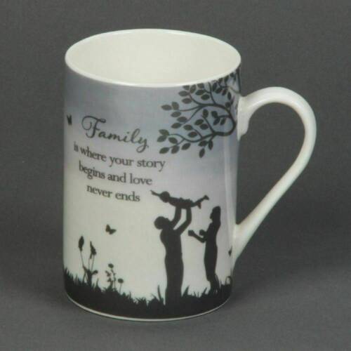 Family is Where Your Story Begins and Love Never Ends Mug
