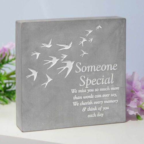 Graveside Plaque. Thoughts of You, 16 x 16 x 4 cm Someone Special
