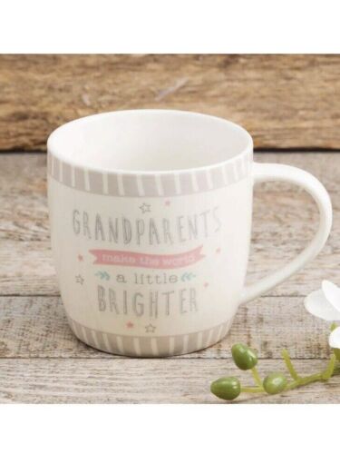 Grandparents Gift Mug - Grandparents Make The World a Little Brighter Mug