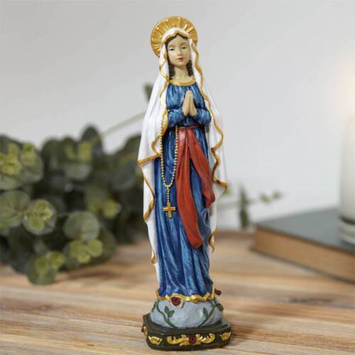 Mary Queen of Heaven Statue - Faith & Hope Handpainted Figurine - 22cm Tall