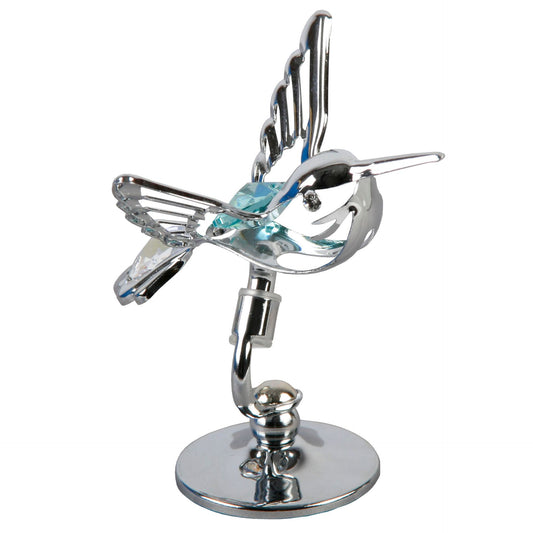 Crystocraft Hummingbird Ornament with Swarovski Crystal
