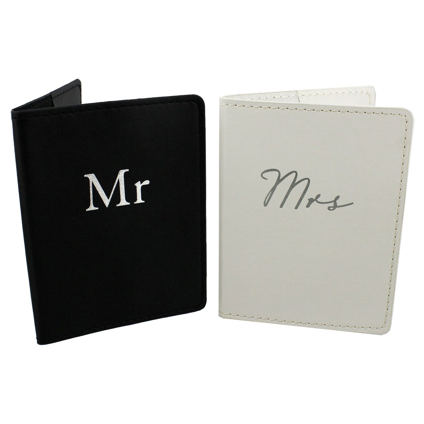 Mr & Mrs Black and White Passport Holders